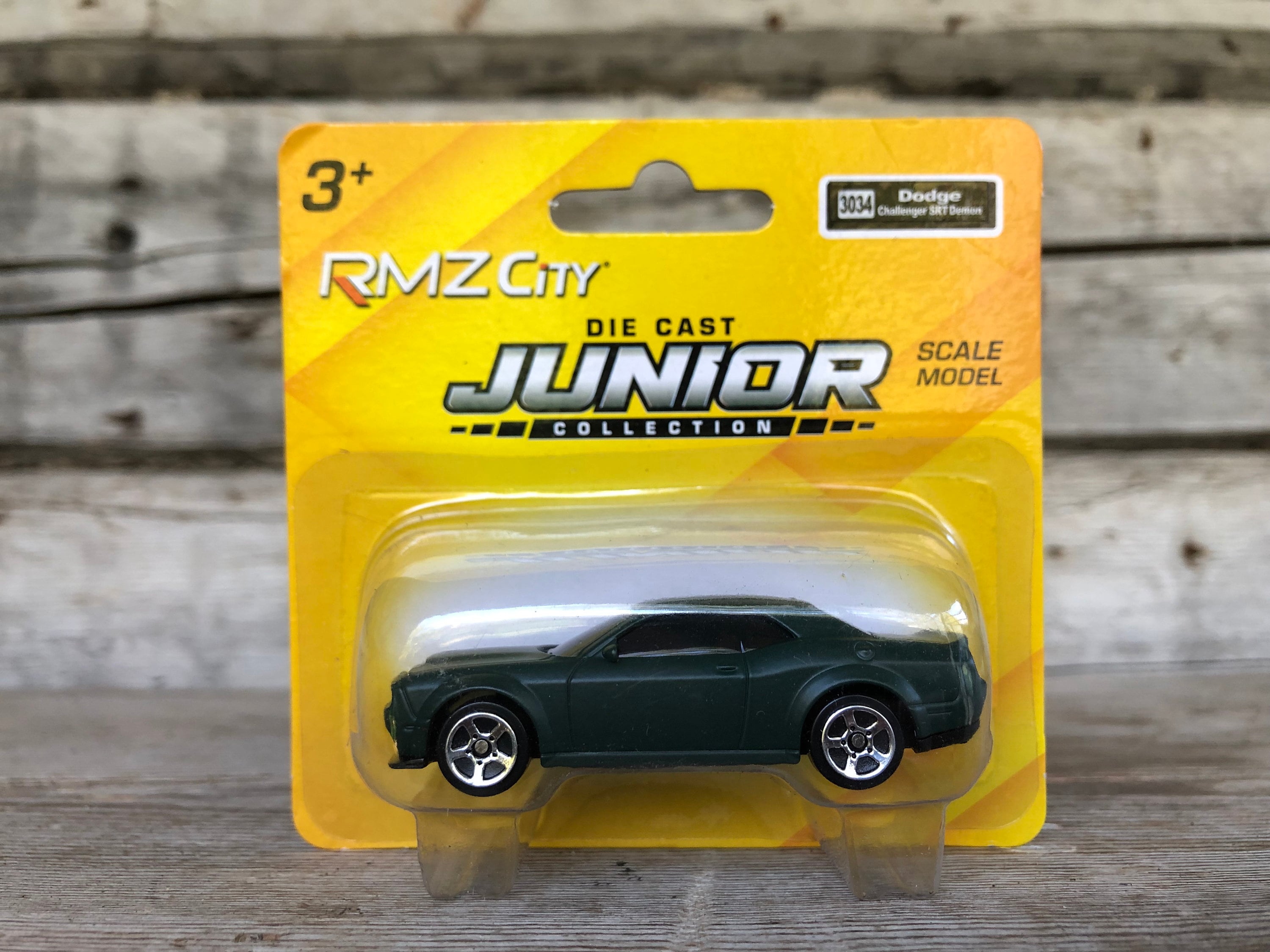 Dodge Challengr SRT Demon Matt Green RMZ City Metal 1:64 Scale Die