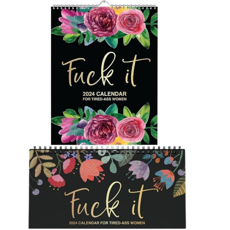 2024 Calendar for Tired Women Calendar 2024 Wall Calendar for Etsy