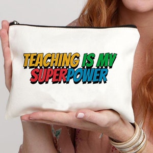 Bolsa de lápiz labial, bolsa de maquillaje de viaje, bolsa de maquillaje, bolsa para mujer, regalo para profesora de escuela, bolsa de cosméticos, cartera, bolsa organizadora portátil