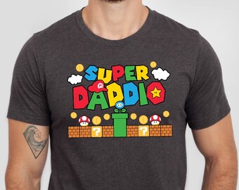 Super Daddio Shirt, Gamer Daddio Shirt, Father Gift Tee, Fathers Day Gift Funny Shirt, Funny Daddio Tshirt, Father's Day Daddio Tee