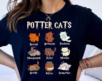 T shirt potter cats new arrivals