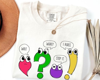 Wait What Stop It I Agree Shirt, Funny Grammar Teacher Shirt, Punctuation English Teacher Gift, Synonym Rolls Shirt, Teacher Day Shirt