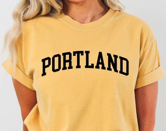 Custom Name City Shirt- Comfort Colors Shirt- Custom Design State Tee- Personalized City Name Shirt- Custom Design Comfort Colors Shirt Gift