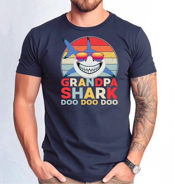 Grandpa Shark T-Shirt Doo Doo Doo - Father's Day Shirt Grandpa Shark T-Shirt Doo Doo Doo - Father's Day Shirt
