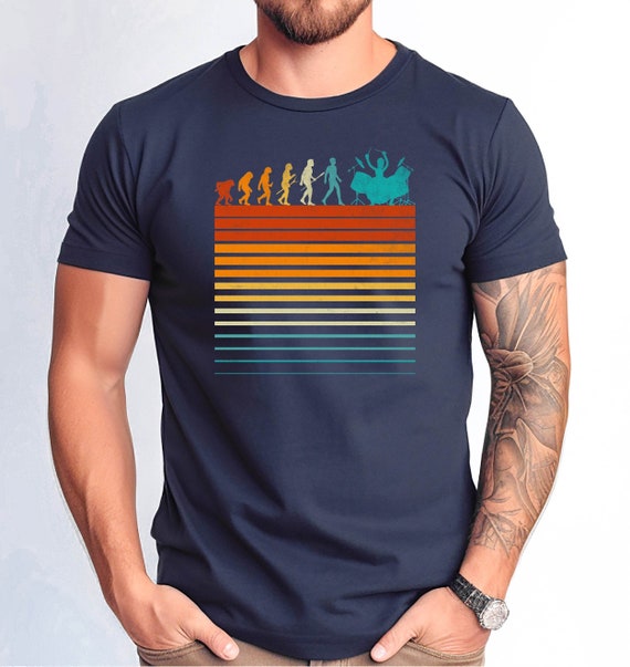 Drummer Evolution T-Shirt - Awesome Drums Band Tee Gift Drummer Evolution T-Shirt - Awesome Drums Band Tee Gift