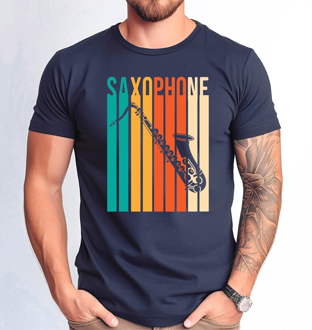 Saxophone Tshirt, Cute Saxophone Instrument Gift Tee, Funny Saxophone