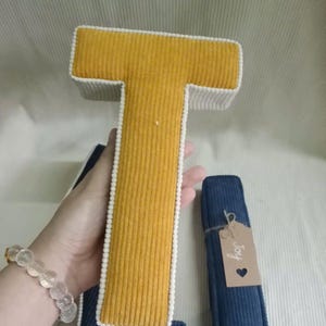 Lettres en tissu pour mur, Lettres en tissu pour décoration murale, Lettres en tissu pour prénom, Décoration de chambre d'enfant pour fille pour étagères, Coffret cadeau nouveau-né pour maman