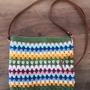 Clutch bag, evening bag, crochet bag, crocheted bag, crochet bag, granny square bag, handbag, handmade bag