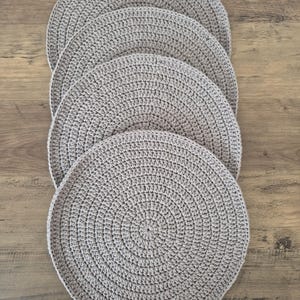 Set of 2 coasters, placemat, service, kitchen, handmade, macrame