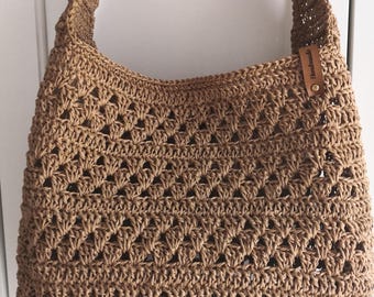 bolso de ganchillo, bolso de crochet, bolso tote, bolso hecho a mano, idea de regalo, regalo para mujer, bolso de compras, bolso de playa, regalo para ella