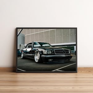 Mercedes Coupe AMG / Car Poster / Wall Art / gifts for him / living room wall art / living room pictures / gaming decoration / tuning car