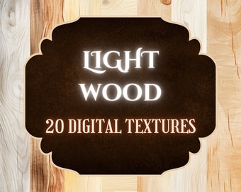 Holz Digital Papier Texturen: Realistische Aquarell Muster (Digitaler Download)