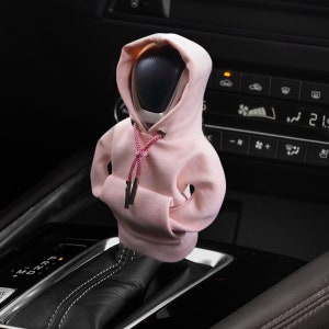  ADYERBY Hoodie Gear Shift Cover, Car Gear Shift Cover Hoodie,  Mini Hoodie for Car Shifter, Automotive Interior Accessories, Shift Knobs  Fashionable Hooded Shirt Car (Yellow/Black) : Automotive
