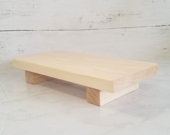 Walnut Wood Riser-perfect for Elevating Plants, Candles or Decorative ...
