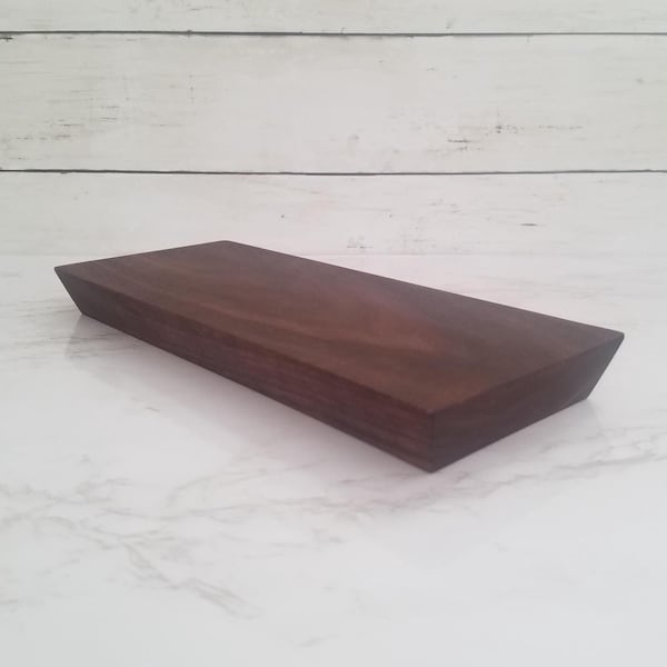 Solid Walnut Wood Riser: Display Base for Plants, Candles, Jewelry and Home Decor