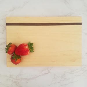 Small Maple Cutting Board for Food Prep and Serving