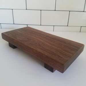Walnut Wood Riser-perfect for Elevating Plants, Candles or Decorative ...