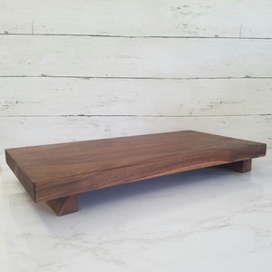 Walnut Wood Riser-perfect for Elevating Plants, Candles or Decorative ...