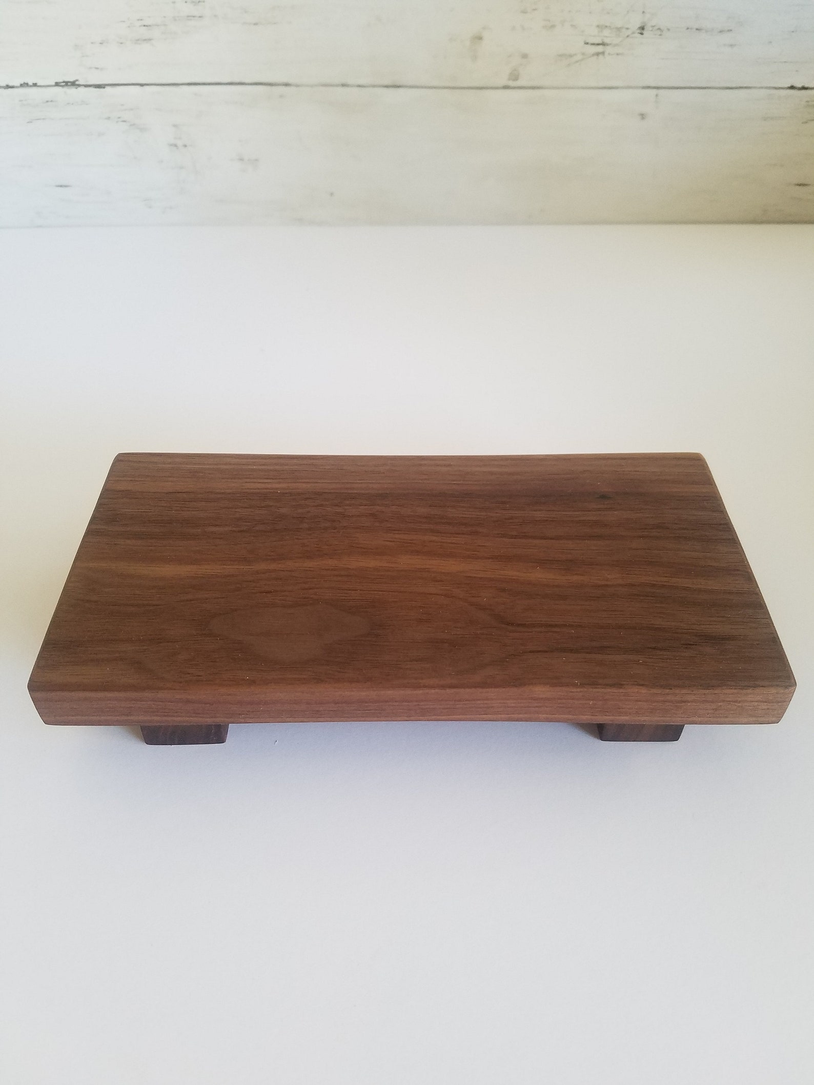 Walnut Wood Riser-perfect for Elevating Plants, Candles or Decorative ...