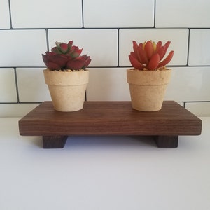 Elevated Tree Riser Walnut Wood Riser-perfect for Elevating Plants, Candles or Decorative ...