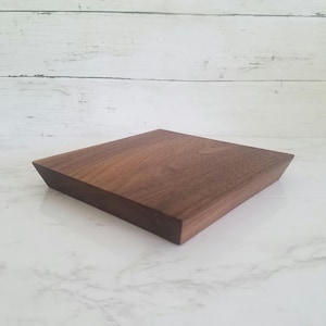 Solid Walnut Wood Riser-ideal Wood Display Base for Plants, Candles ...