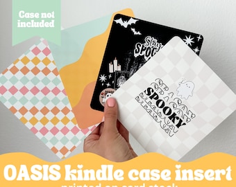 Kindle Case Inserts- OASIS 7in size listing- All prints on this listing