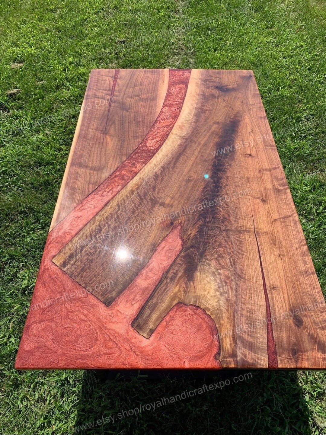 Epoxy Acacia Wood Dining Table .epoxy Living Room Table ,garden Table