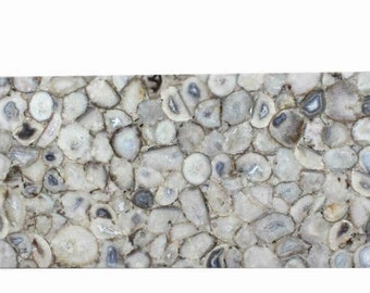 Natural White Agate Center Dining Table Top Handmade Home Decor