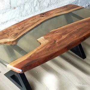 Epoxy Resin Table Top / Center Table Top / Dining Epoxy Resin Table Top Handmade home Decor