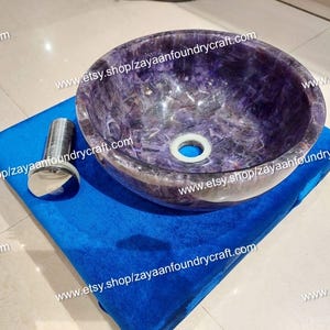Amethyst Washbasin | Sink | Countertop Washbasin (Customizable)