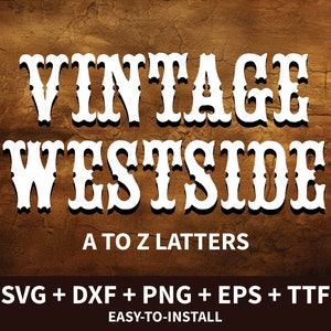 Westers lettertype, wilde westen-lettertype Old West-lettertype westerse lettertypestijlen cowboylettertypen, Cricut-lettertype, svg-lettertype, canvas-lettertype, procreate-lettertype, svg dxf png
