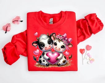 Vaca San Valentín png, Linda vaca San Valentín png, Corazón png, Corazón de San Valentín png, Corazón de vaca png, Vaca del día de San Valentín png, Amor png, Camiseta de San Valentín