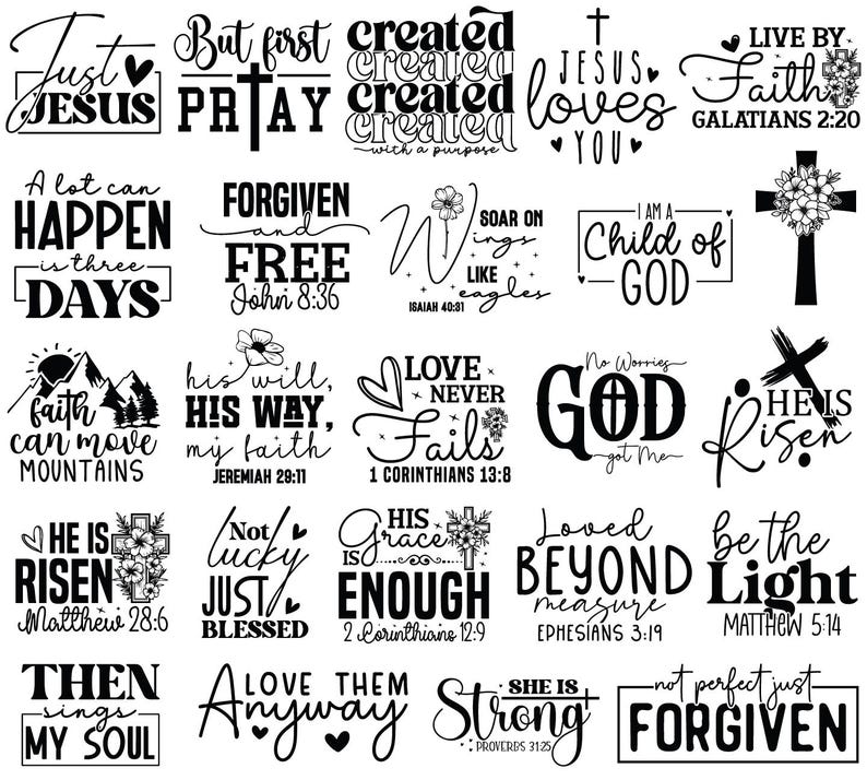 Faith svg
bible verse svg
religious svg
bible quote svg
motivational svg
inspiring quotes svg
God svg
Christian Silhouette
pray on it svg
Christian Bundle SVG
Jesus svg
Bible Verse Bundle
catholic svg