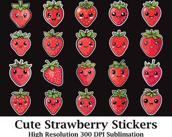 Fresa linda png, Fresa png, Clipart de fresa, Silueta de fresa, Cricut de fresa, Archivo de corte de fresa, Descarga digital