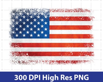 Distressed USA American Flag png, USA Flag png, Distressed Flag png, United States Flag, USA Flag Sublimation png, Digital Download