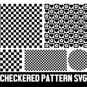 Checkered Pattern svg, Checkered Pattern Silhouette, Checkered Pattern Clipart, Checkered Pattern Vector, Checkered Pattern Cut File svg