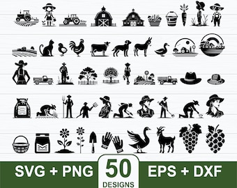Farming svg Bundle, Farming And Agriculture svg Bundle, Farm svg Bundle, Agriculture svg Bundle, Farm Cut File svg, Farm Animal svg Bundle