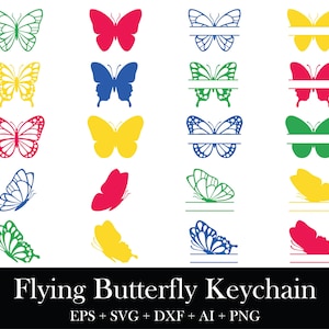 Flying Butterfly svg Bundle, Butterfly svg, Butterfly Name Frame svg, Butterfly Monogram svg, Butterfly Silhouette, Butterfly Clipart svg