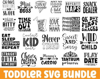 33 Pakiet svg dla maluchów, Pakiet svg dla dzieci i maluchów, Zabawny svg dla maluchów, Mówienie dziecka svg, Słodki Sassy svg, Tiny Biss svg, Pakiet koszulek dla maluchów svg