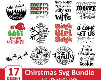 Christmas svg Bundle, Christmas svg, Winter svg, Holiday svg, Christmas Quote svg, Funny Christmas svg, Christmas Bundle, Santa svg