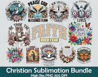 Christian png Bundle, Christian Faith png, Christian Sublimation png, Bible Verse png, Bible Quote png Design, Christian Quotes Bundle