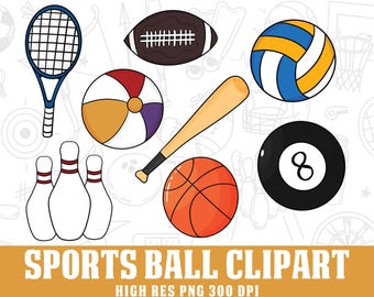 Sports png Bundle, Baseball png, Football png, Soccer png, Baseball Bat png, Sports Clipart, Sports Silhouette, Sports Cut File