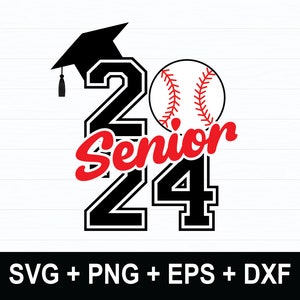 Senior 2024 Baseball svg, Senior Baseball svg, Sports Clipart, Senior High School svg, Senior 2024 Softball svg, Digital Download