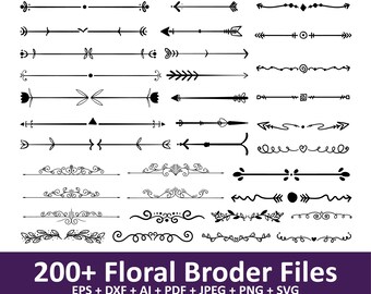 200 Text Divider svg Bundle, Text Divider svg, Heart Text Divider svg, Arrow Text Divider svg, Text Divider Clipart, Wedding Text Divider