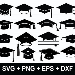 Examenskapsmössa svg-paket, klass 2024 svg, examensmössa svg, senior svg-paket, examensmössa silhuett, digital nedladdning