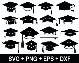 Graduation Cap svg Bundle, Class Of 2024 svg, Senior Graduation Cap svg, Senior svg Bundle, Graduation Cap Silhouette, Digital Download