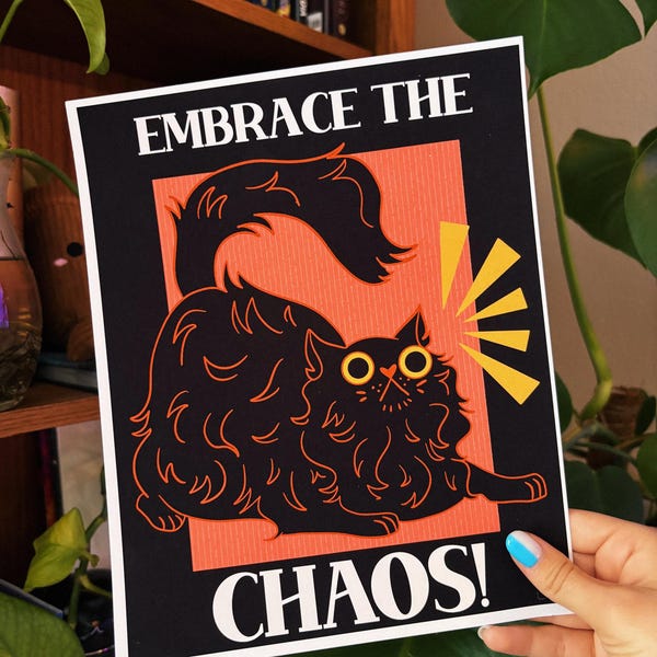 Embrace The Chaos - Multiple Size Options