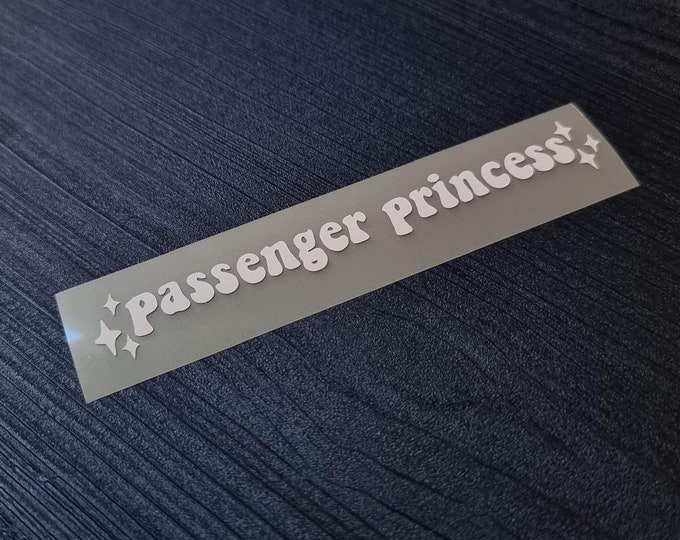 Passsenger Window Sticker Passenger Princess - Luxury Decal Sticker Vinyl Mirror Glass Quality Permanent Window Stickers ...
