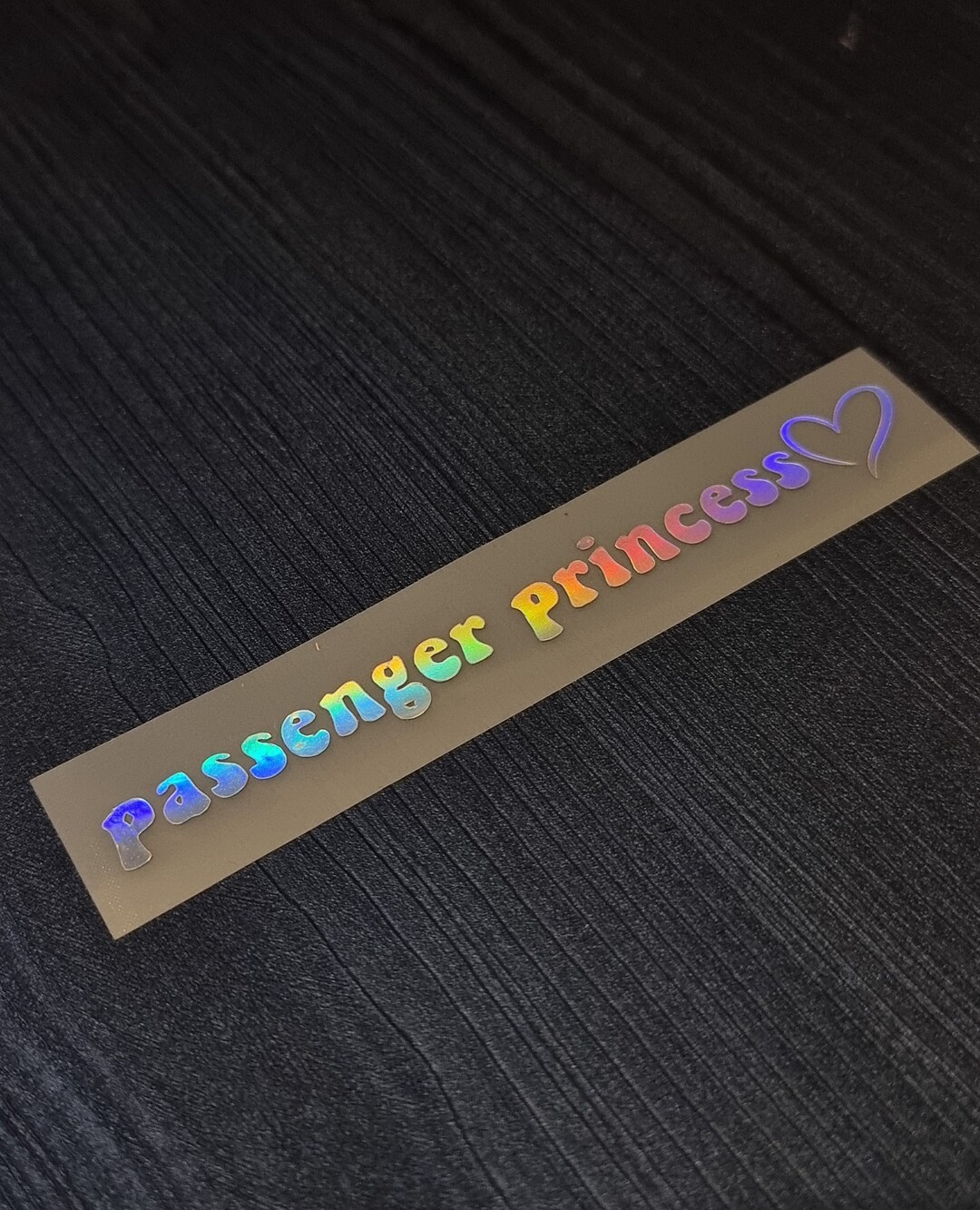 Passsenger Window Sticker Passenger Princess - Luxury Holographic Decal Sticker Vinyl Mirror Glass Quality Permanent ...