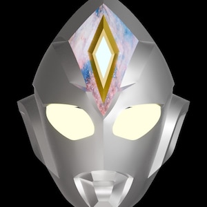 Ultraman Decker Mask 3D STL Model